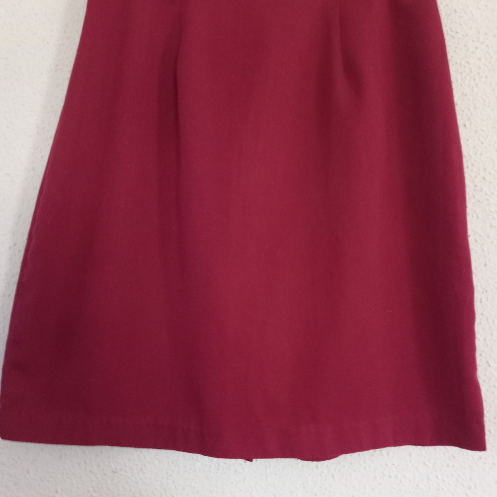Rampage Deep Wine A-Line Skirt